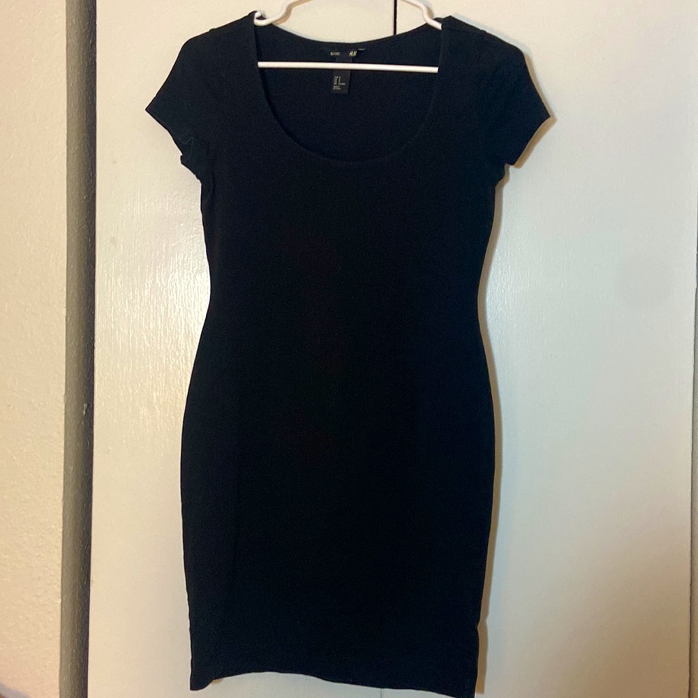 H&M Black Bodycon dress